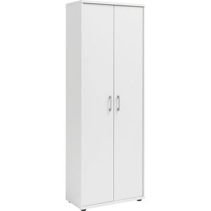 Möbelpartner Aktenschrank Serie 200, aus Holz, 65 x 182 x 34cm (B/H/T), weiß