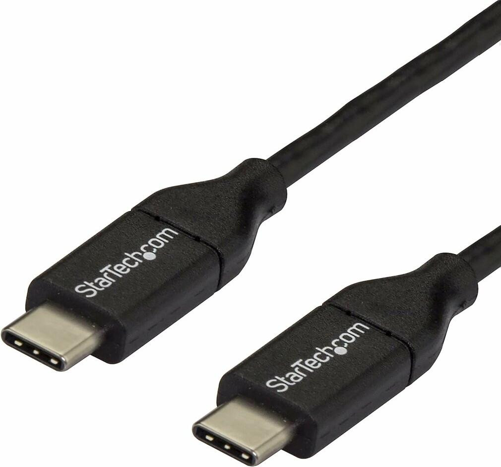 StarTech.com USB-C naar USB-C kabel, 3 meter, zwart, USB 2.0, Thunderbolt 3 compatibel