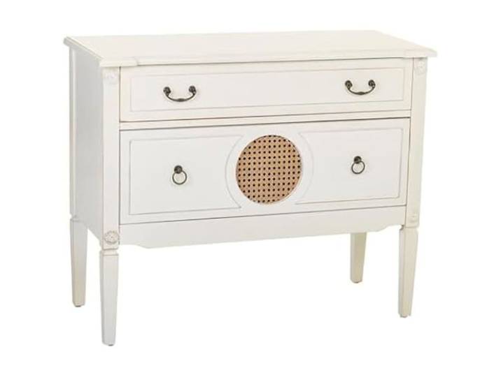 WANDERLUST DECO Commode Blanc 88 x 38 x 72 cm