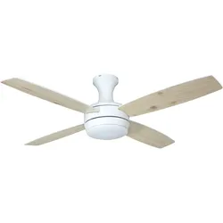 Deckenventilator Saturn Weiß mit Licht & Fernbedienung
