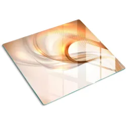 GLASPLATTE 60x52 cm Abstrakt