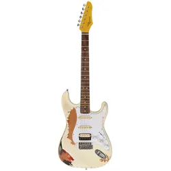 Redwood Relics 60s S-Style HSS OWT over 3TS - E-Gitarre