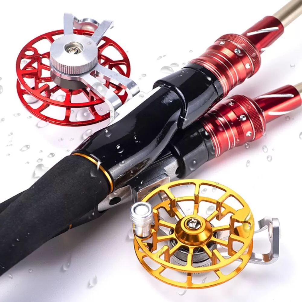 INF Front Drop Vollmetall-Baitcasting-Rolle mit Basis - Leichte Angelrolle aus Aluminiumlegierung