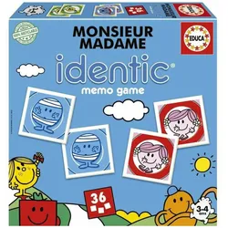 Educa Lernspiel Monsieur Madame Identic (FR) (Französisch)