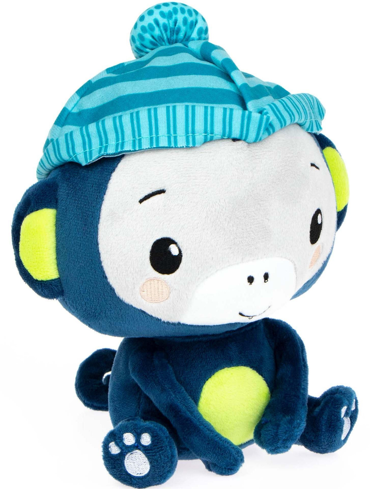 Fisher-Price Aap knuffel babyspeeltje, 20 cm