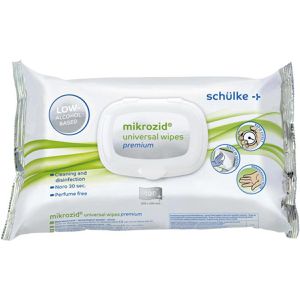 Schülke Desinfektionstücher mikrozid universal, für Flächen, alkoholisch, 20 x 20 cm, 100 Tücher