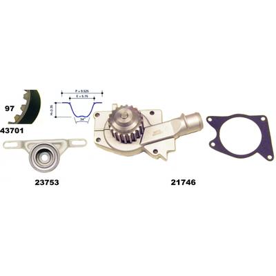 MAPCO Wasserpumpe + Zahnriemensatz 41701 für Ford