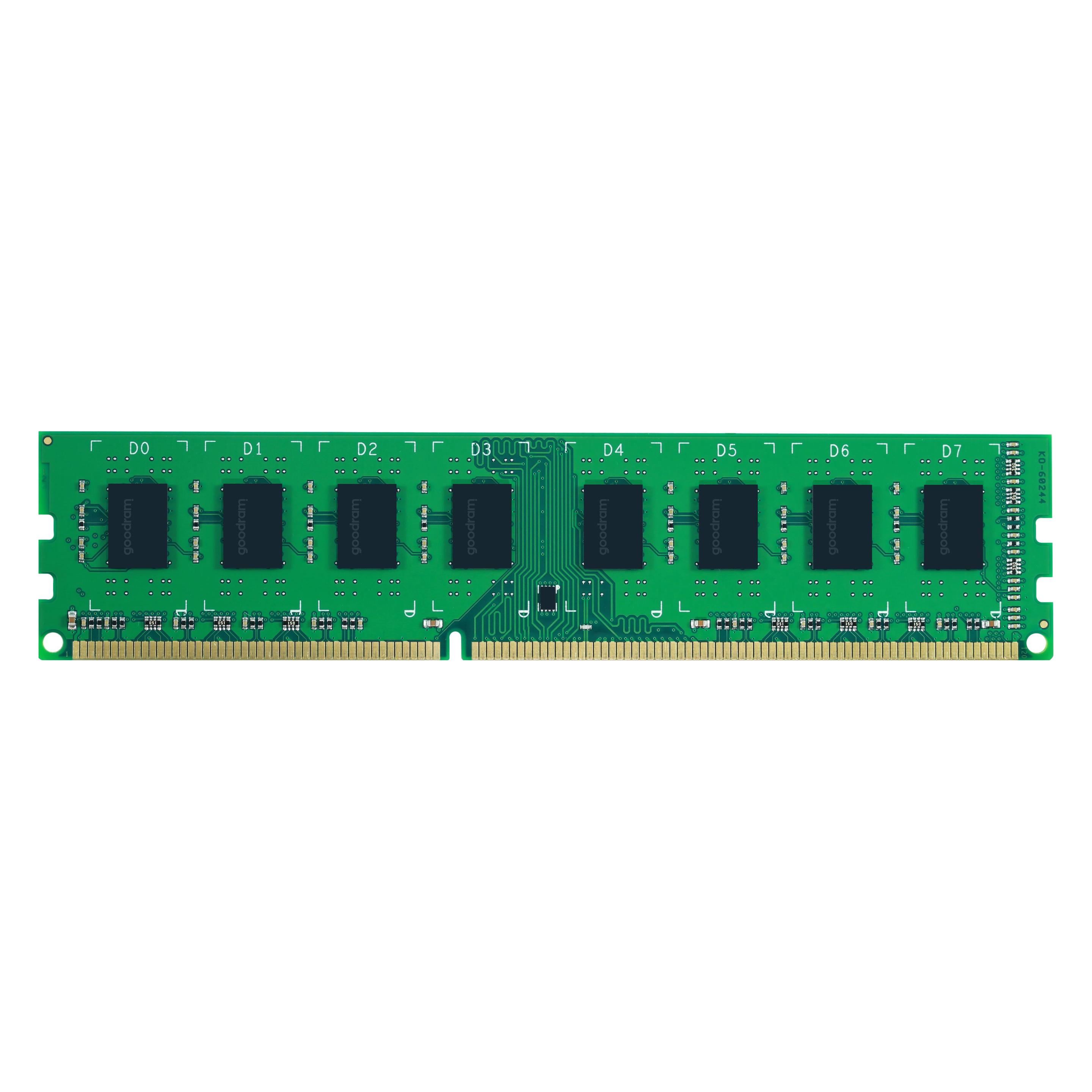 Goodram 4GB DDR3 4GB DDR3 1600MHz Speichermodul (1 x 4GB, 1600 MHz, DDR3-RAM, DIMM) (GR1600D3V64L11S/4G)