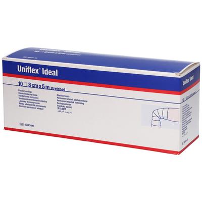 Uniflex ideal Binden 8 cmx5 m weiß lose 10 St