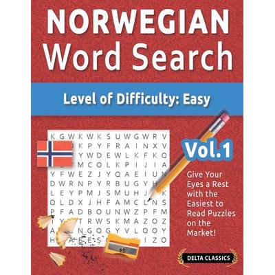 NORWEGIAN WORD SEARCH - LEVEL OF DIFFICULTY, Taschenbuch von Best Activity Books, Linguas Classics