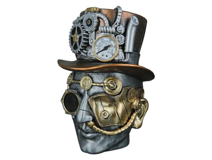Casablanca modernes Design Decoratief figuur, kunsthars, zilver, hoogte 20 cm