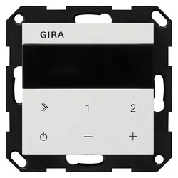 Gira 232027 UP-Radio IP System 55 Reinwe (Internetradio, Bluetooth, WLAN), Radio, Weiss