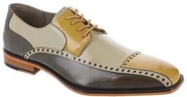Stacy Adams Plaza - Mens 11 Gold,Tan Oxford Shoes Medium