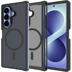 Cazy Silikon Hülle Soft TPU Schutz (Samsung Galaxy Z Fold7), Smartphone Hülle, Schwarz