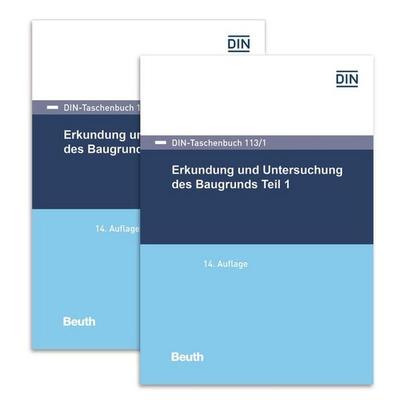 Paket DIN-Taschenbuch 113/1 und 113/2, Taschenbuch von , DIN Media, 978-3-410-31017-4