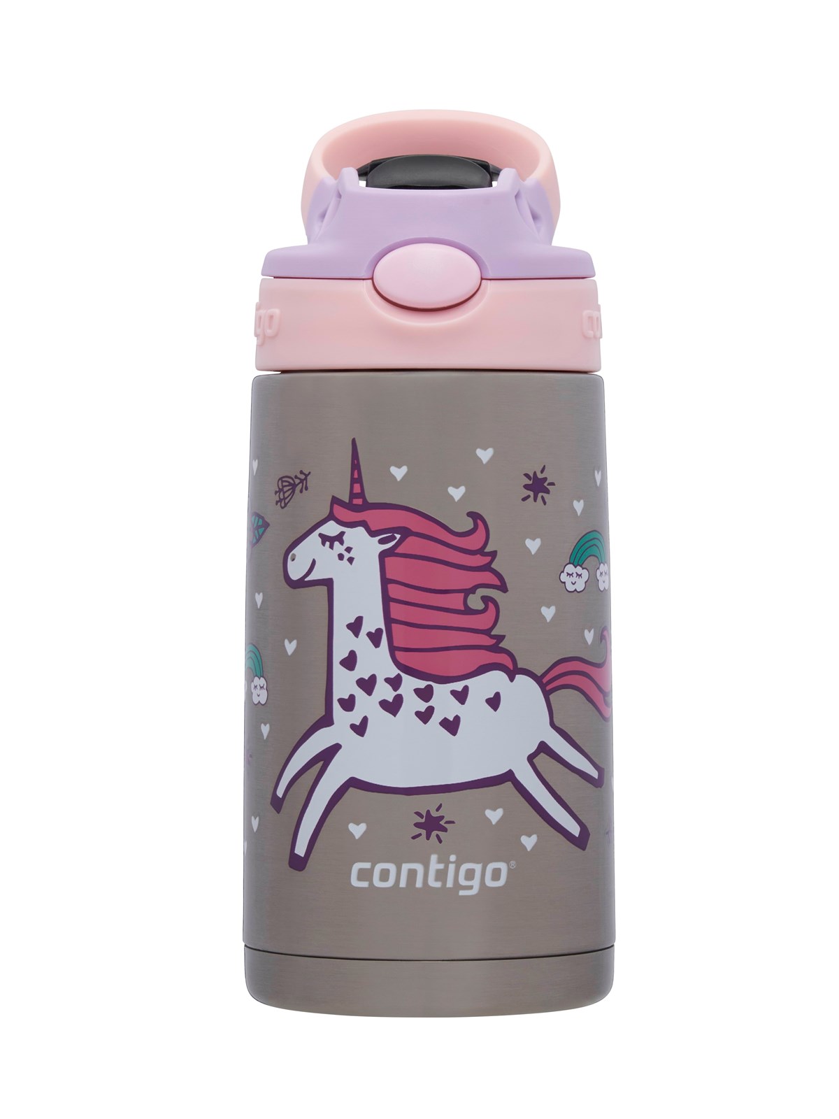 Contigo Easy clean steel Strawberry unicorn 380ml