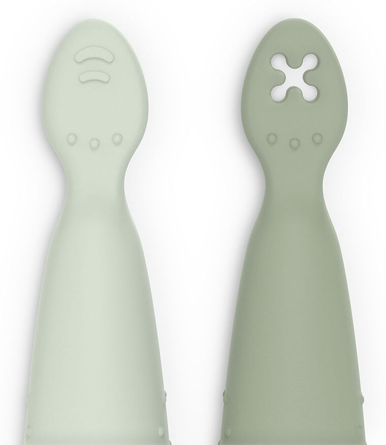 Suavinex Selection cucchiaini pre-dosati in silicone #Verde 1 pezzo