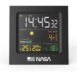 Nasa WS300 Weather Station, Wetterstation, Schwarz
