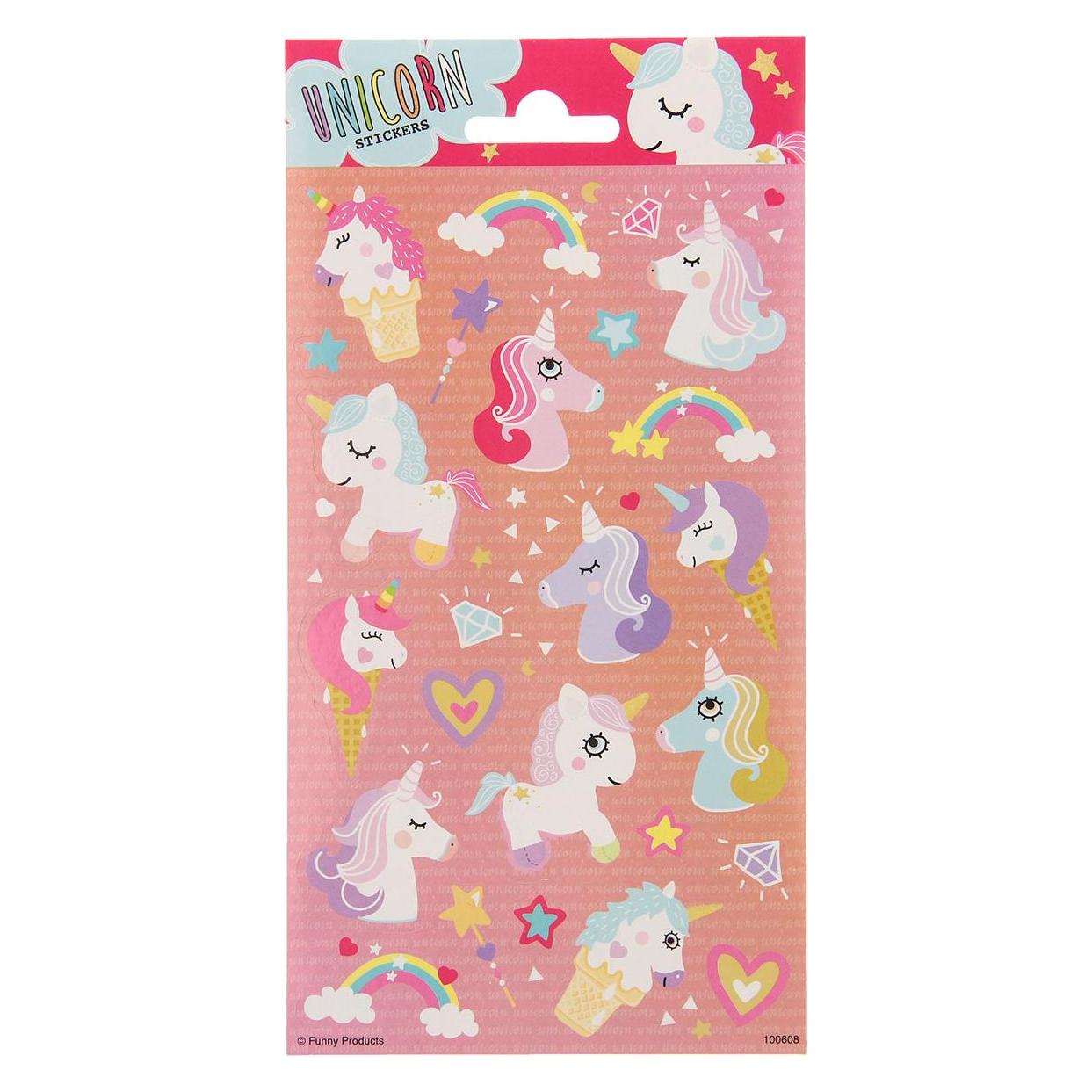 NoName Stickerblatt Einhorn (043.100608)