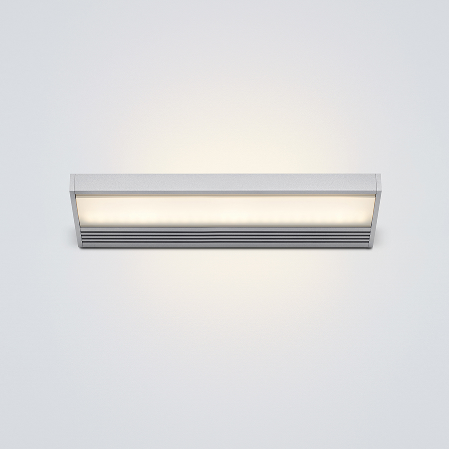 Serien Lighting LED-Wandleuchte SML² 30cm silber 3000K satinée/Raster SM1244 4260331394841