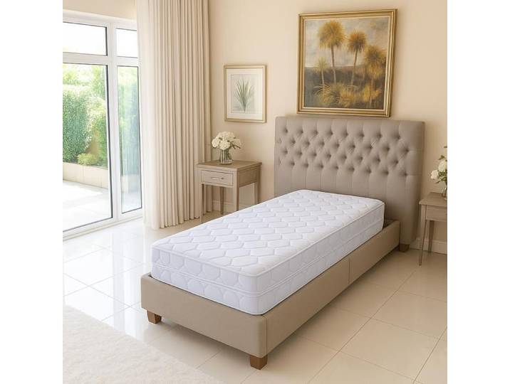 Matelas 80x190 - face de contact Mousse Mémoire de Forme - Ferme - Déhoussable