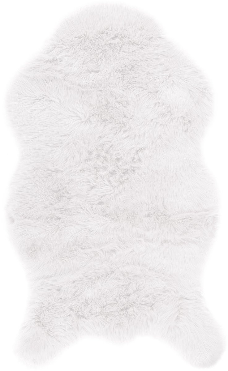 Tiseco Vloerkleed Fluffy XL Wit Rechthoekig Polyester