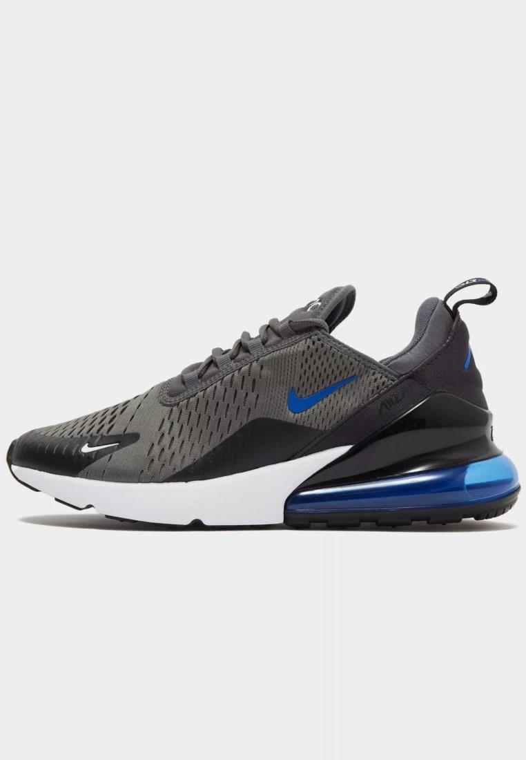 Nike Air Max 270 Trainers, IJzer grijs / Game Royal zwart
