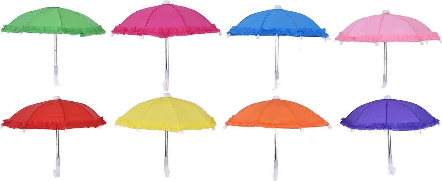 Gistuch 8 stuks miniatuur paraplu poppenaccessoires voor kinderspeelgoed