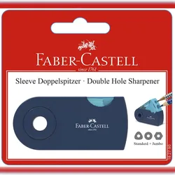 Faber Castell Doppelspitzer Kunststoff Sleeve sort
