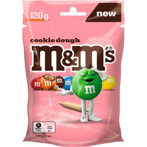 M&Ms Schokobonbons Cookie Dough, mit Keksteig-Kern & Milchschokolade, 120 g