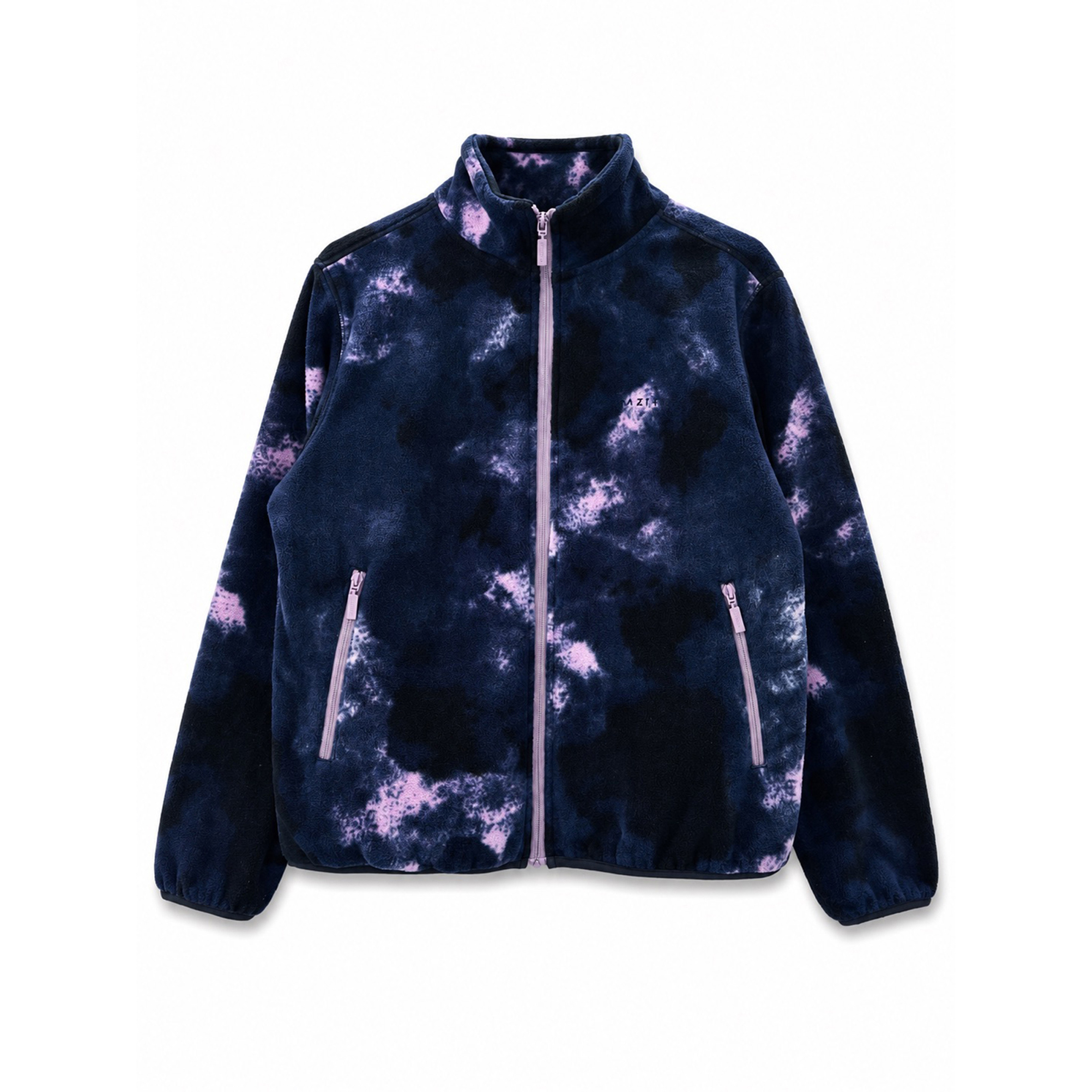 Mazine Printed Fleece Damen Fleecejacke blau Größe M Lifestyle Elastisch