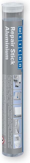 WEICON Repair Stick Aluminium, Reparaturknete, nicht rostend, 115 g, aluminium (10534115)