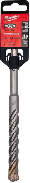 Milwaukee RX4 SDS-plus Hammberbohrer 14x160x100mm (14 Millimeter) (4932352036)