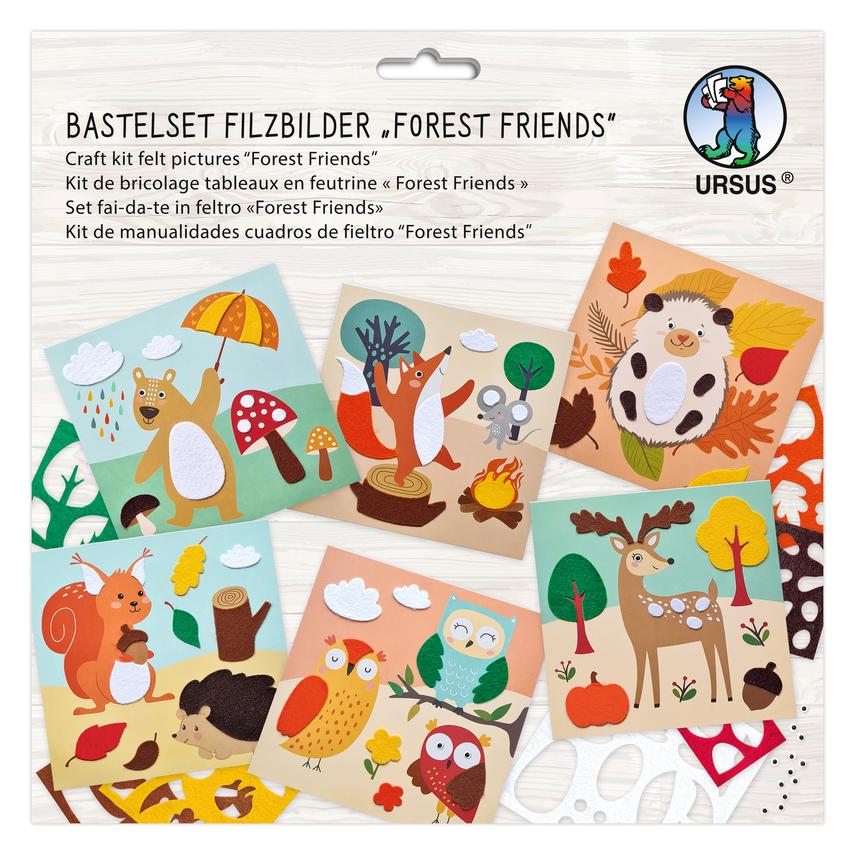 Ursus Bastelset Filzbilder Forest Friends (8800002F)