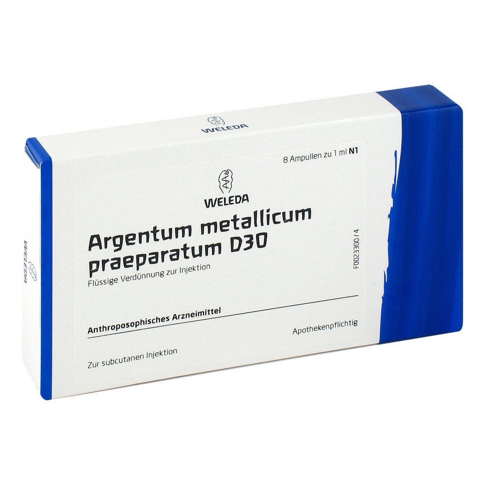 WELEDA AG Argentum Metallicum Praep. D30 Ampullen 01617955
