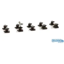 Artitec Fertigmodell T-Kopf Poller Satz (10x) 387.492