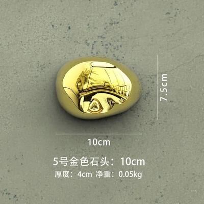 Inspire Select Abstract Simulated Stone Wall Decor Pendant Modern Lightweight Hanging Art For Living Room & Dining Space golden10.5