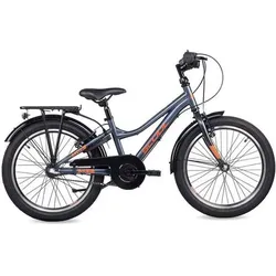 SCOOL 20 Zoll Kinderfahrrad S'COOL troX 20-N3, Größe 115–130 cm in Grau Grau