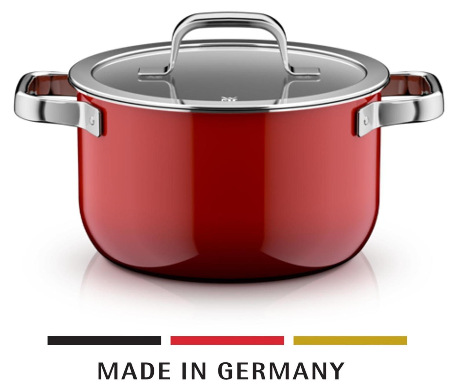 WMF FT Mineral Pro kookpan met deksel, Fusiontec Mineral Pro, 20 cm, Passion Red