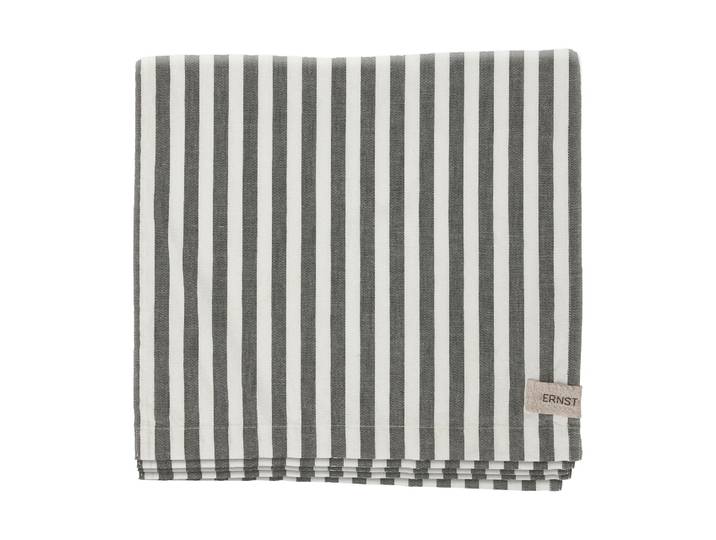 ERNST Nappe Ernst à rayures 145x300 cm Vert–blanc