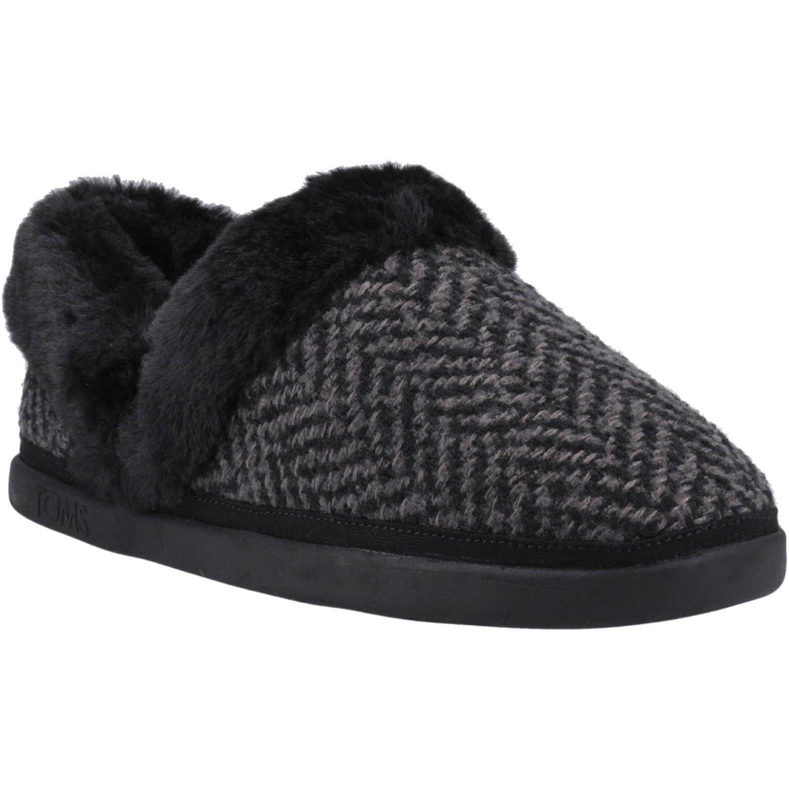 TOMS Oslo Polyester Dames Zwarte Slippers