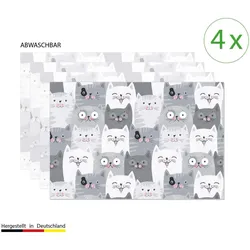 CoverYourDesk, Tischset, Tischset Katzen-Konferenz