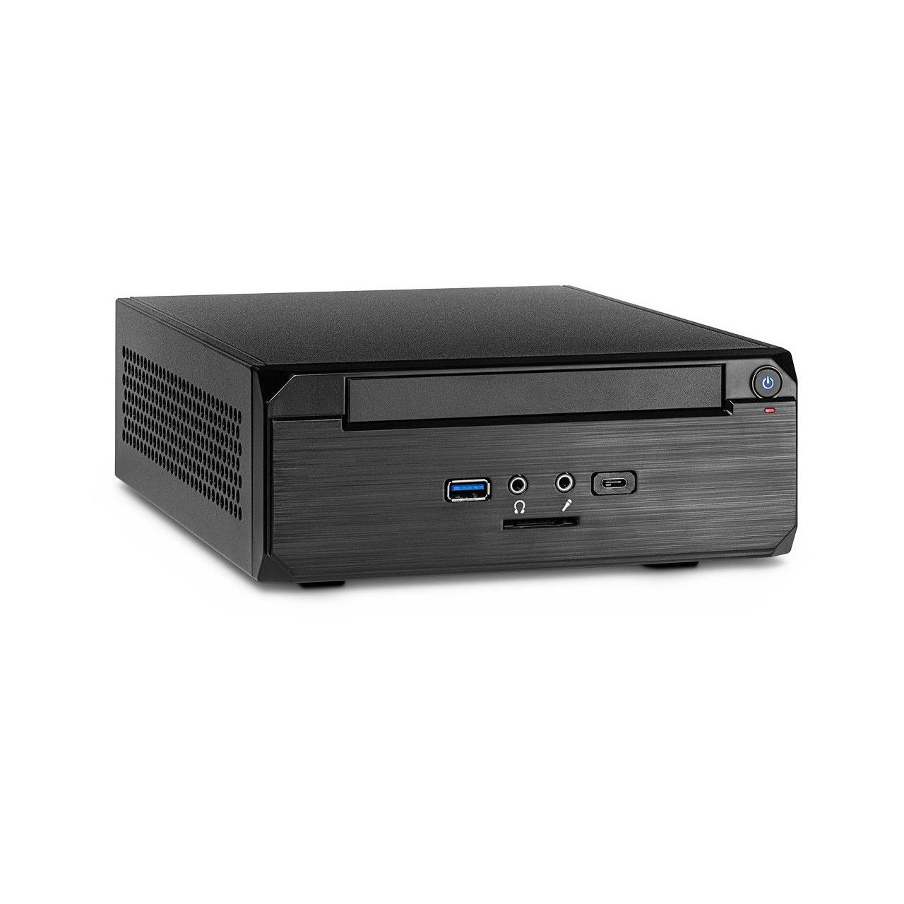 Inter-Tech MW-02 II ITX Tower ohne Netzteil schwarz