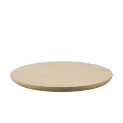 SCHÖNER WOHNEN Kollektion Tablett  Henri ¦ holzfarben ¦ Holz ¦ Maße (cm): H: 3  Ø: 40.0