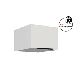 Küchen Aufsatzschrank 50 Küche ARIA Weiss + Weiss Küchenzeile Anti Fingerprint