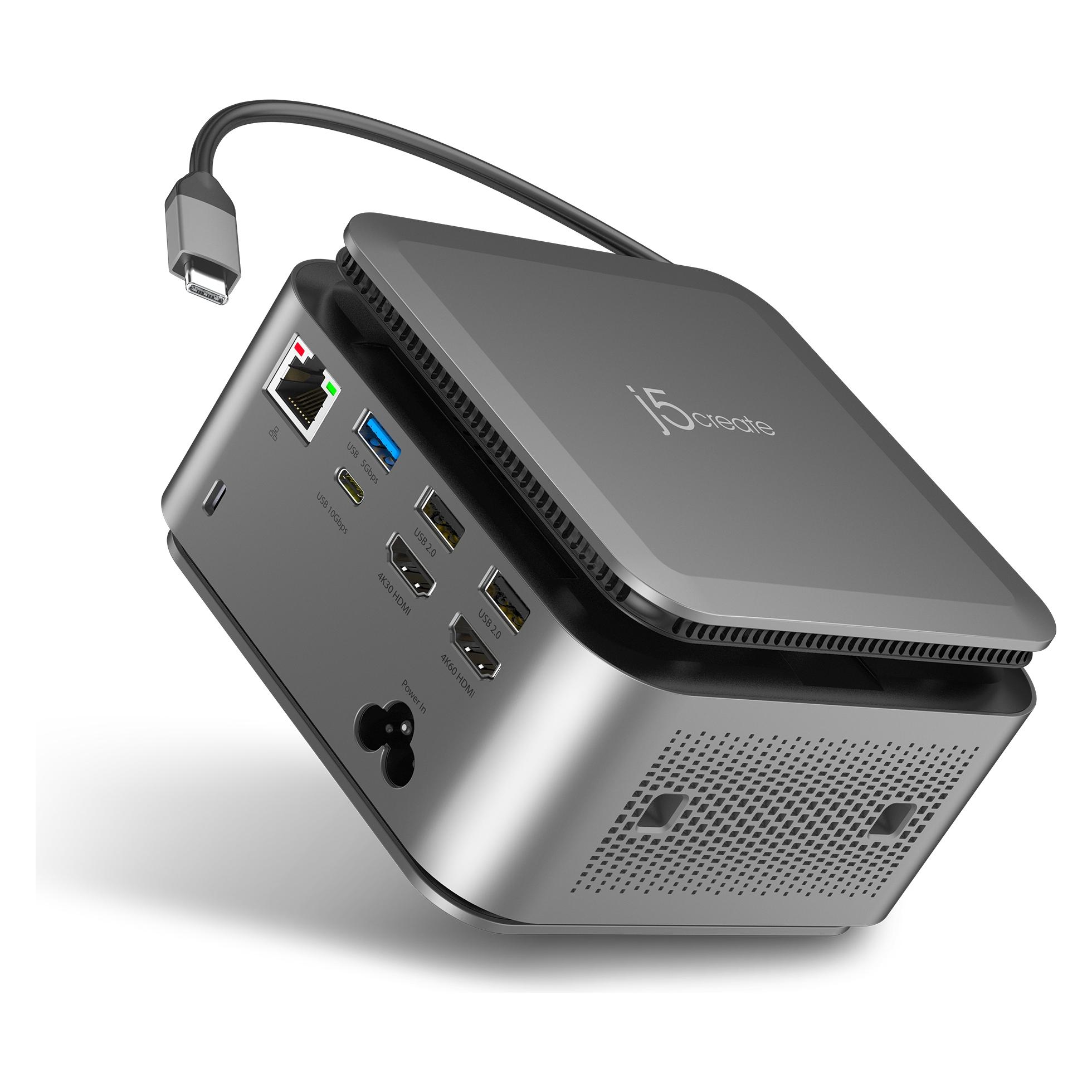j5Create USB-C Powerbase (USB-C, 14 Ports) (JCDP4140F-FN)