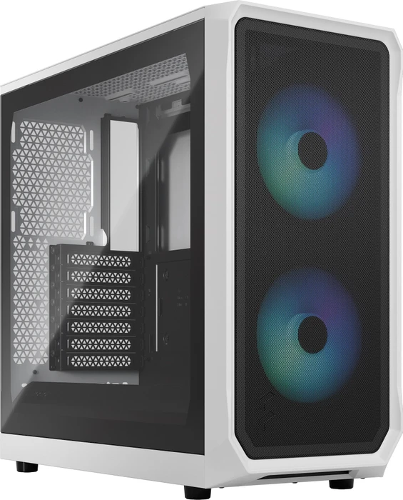 Fractal Design Focus 2 RGB Weiß TG Klare Tönung