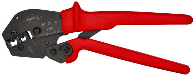 Pinces à sertir, également pour prise à deux mains Knipex (97 52 19)