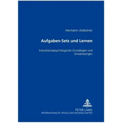 Aufgaben-Sets und Lernen, Fachbücher von Hermann Astleitner