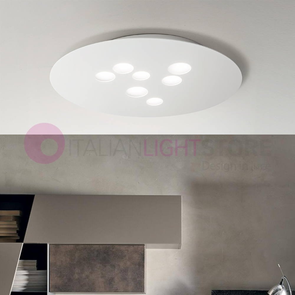 Luna Plafoniera A Soffitto Moderna 60x72 Cm
